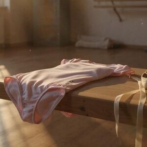 JUSTICE Girls Leotard Cap Sleeve Bow Back Dance Gymnastics Ballet Pink XXS (4)